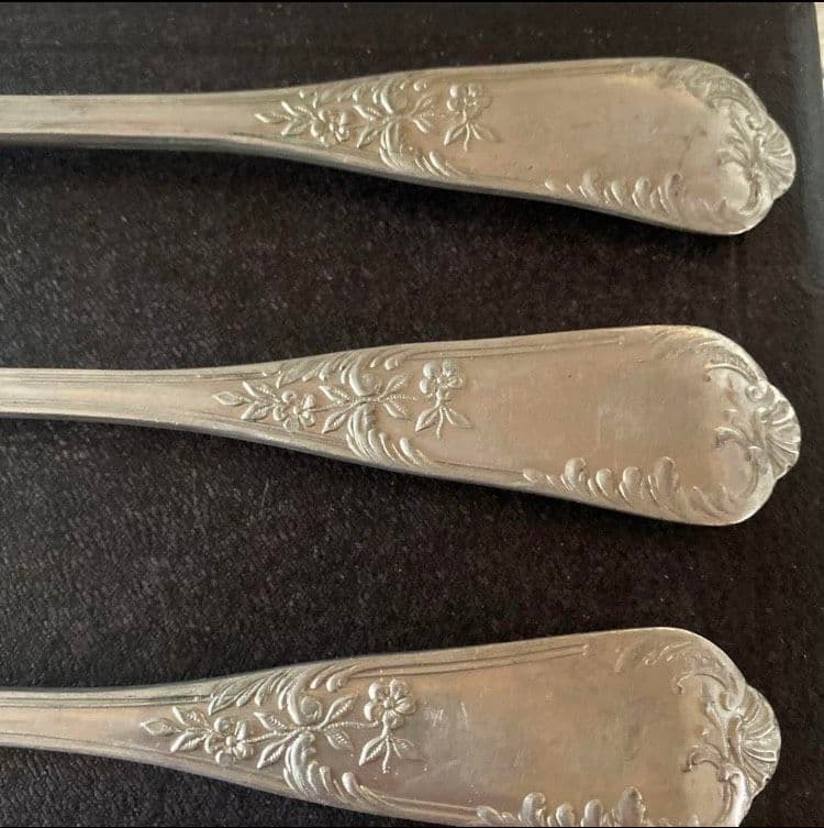 フランス　アンティーク　カトラリーセット スプーン3本 フォーク3本