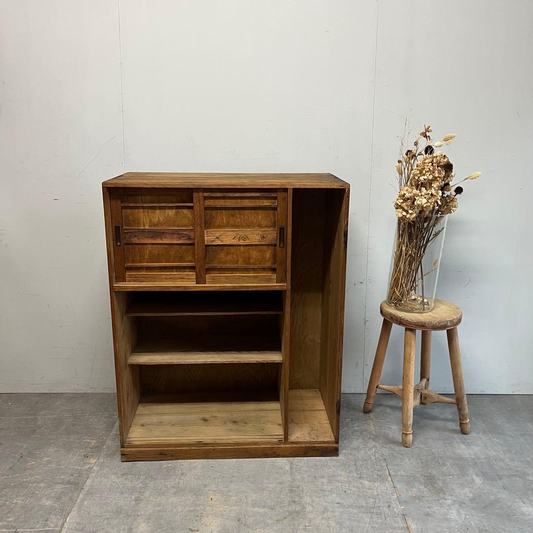 アンティーク 収納棚 チェスト オープンラック z523