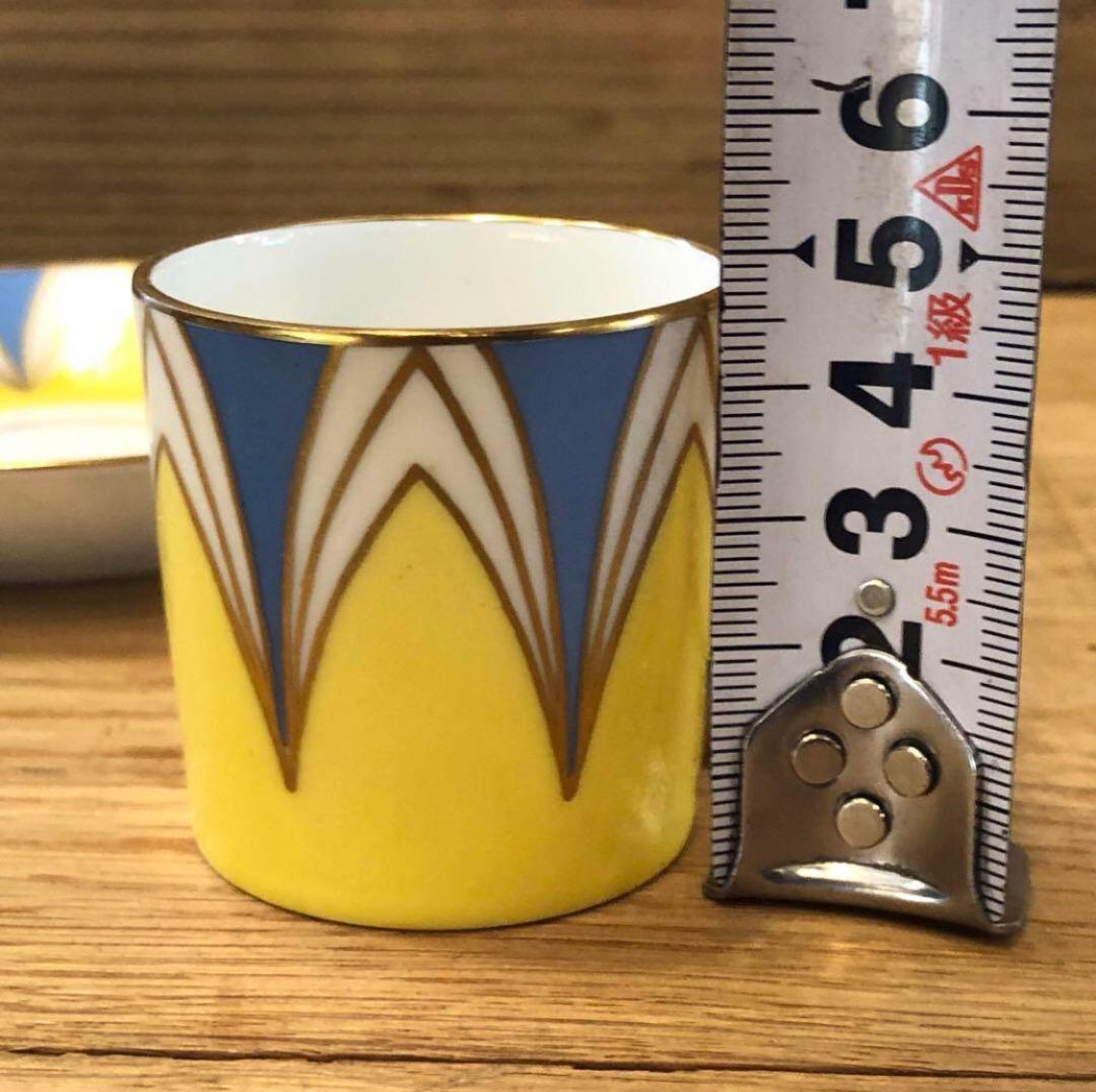 希少　ビンテージ　大倉陶園 アールデコ デミタス　カップ&ソーサー　古道具