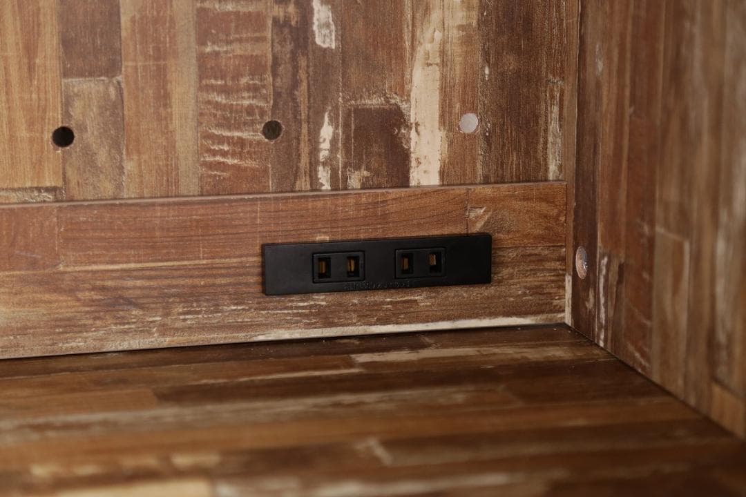 《新品・送料無料》Cave 寄木柄180cmレンジ台