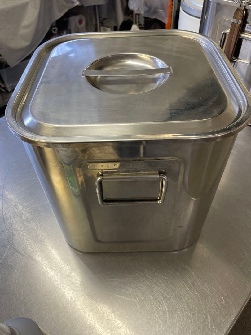 三宝産業　YUKIWA SQ-DEEP KITCHEN POT35ℓ 蓋取手