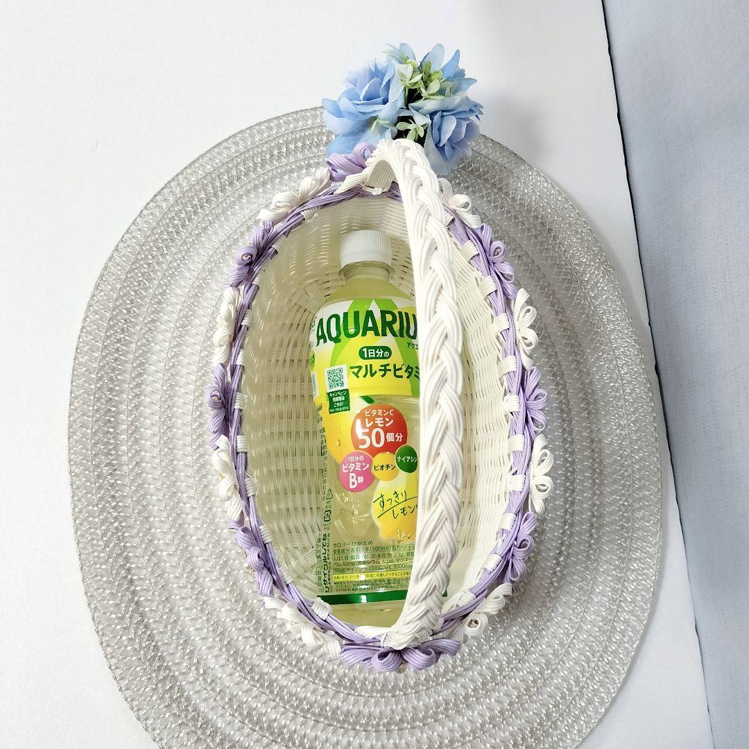 かご バスケット 中•横 エコクラフト 結婚式 トイレットペーパー収納