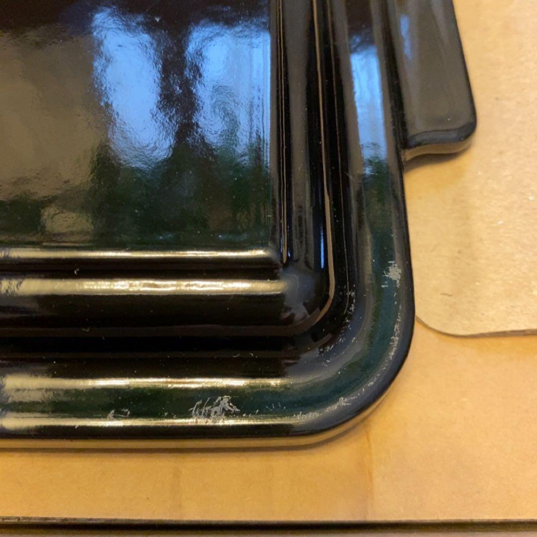 ストウブ　レクタンギュラーグリル　ブラック　28×18 STAUB