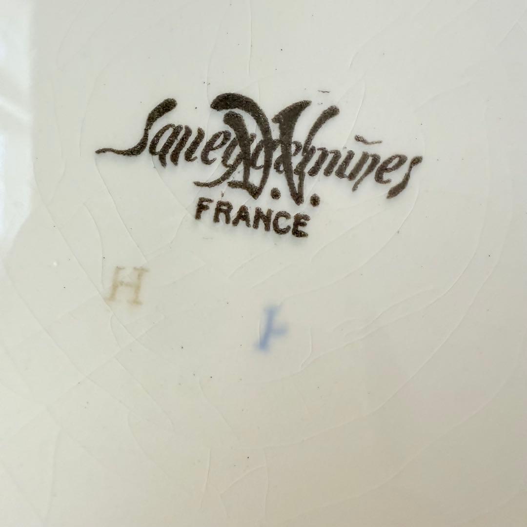 裏カケ有】 サルグミンヌ ルイ15世 スーププレート フランス