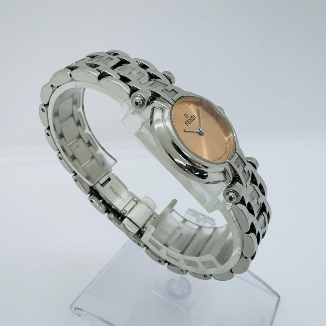 ✨FENDI✨フェンディ✨750L✨オロロジ✨ピンク文字盤✨ズッカ✨腕時計✨