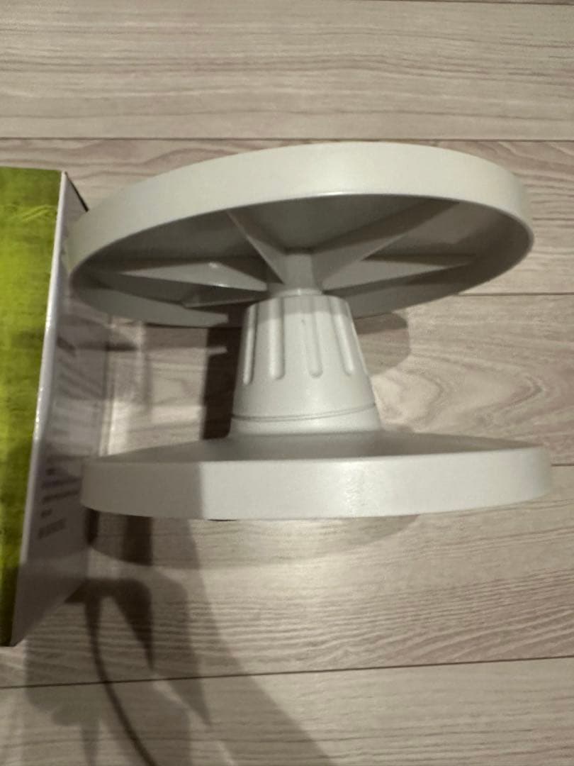 チルト回転デコ台　ケーキデコレーション用回転台 白黒