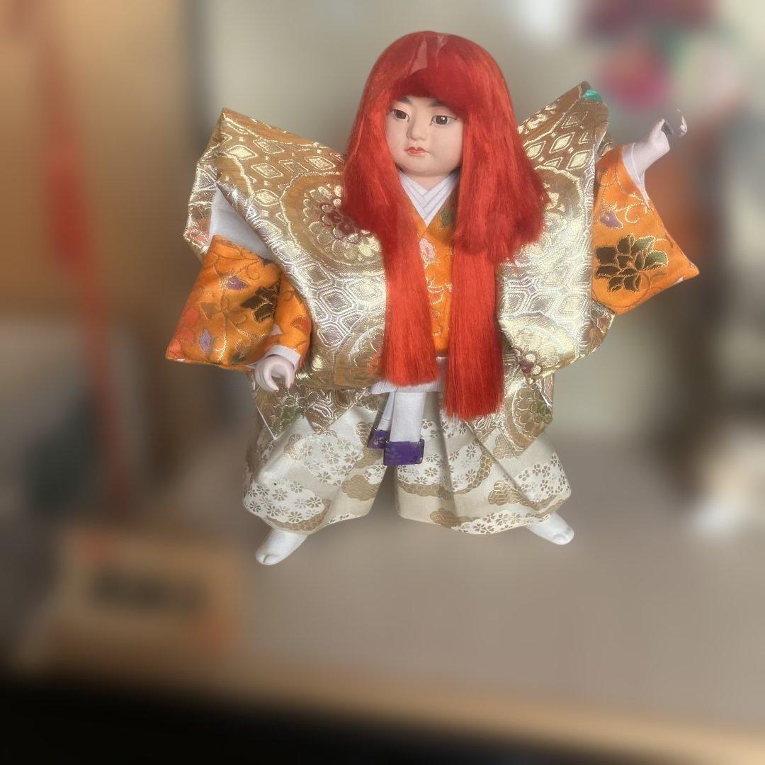 五月人形 伝統的な連獅子　透明ガラスケース付き