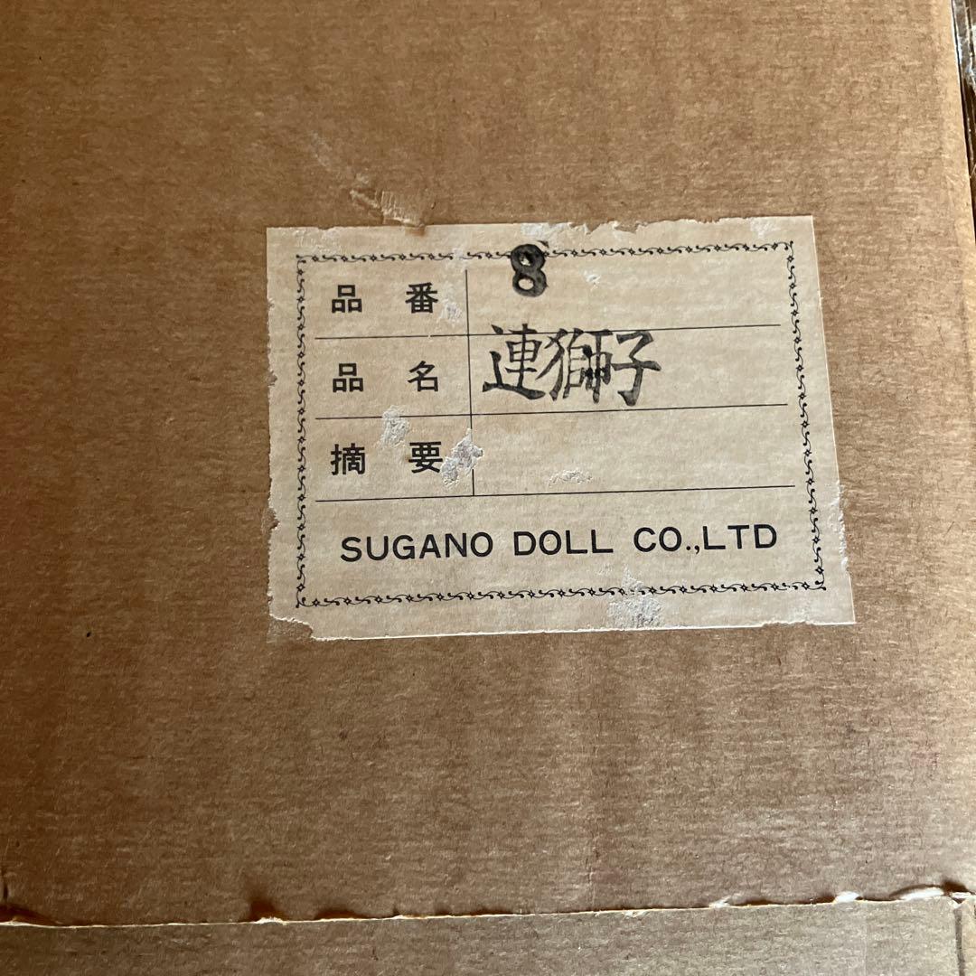 五月人形 伝統的な連獅子　透明ガラスケース付き