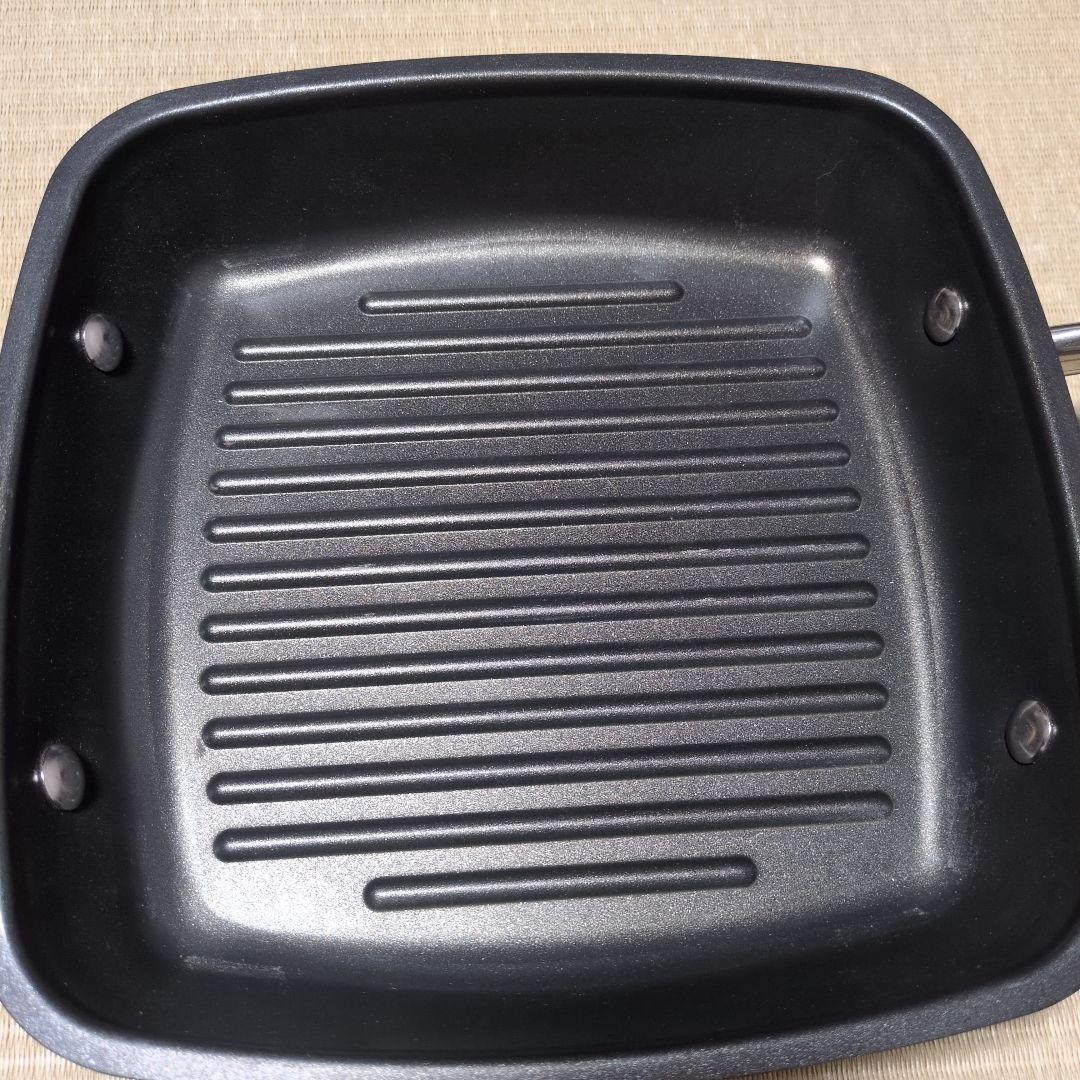 MEYER グリルパン ガラス蓋付き