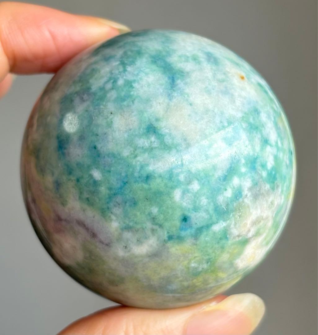 レア　希少　高品質　ハックマナイト　スフィア　カラフル