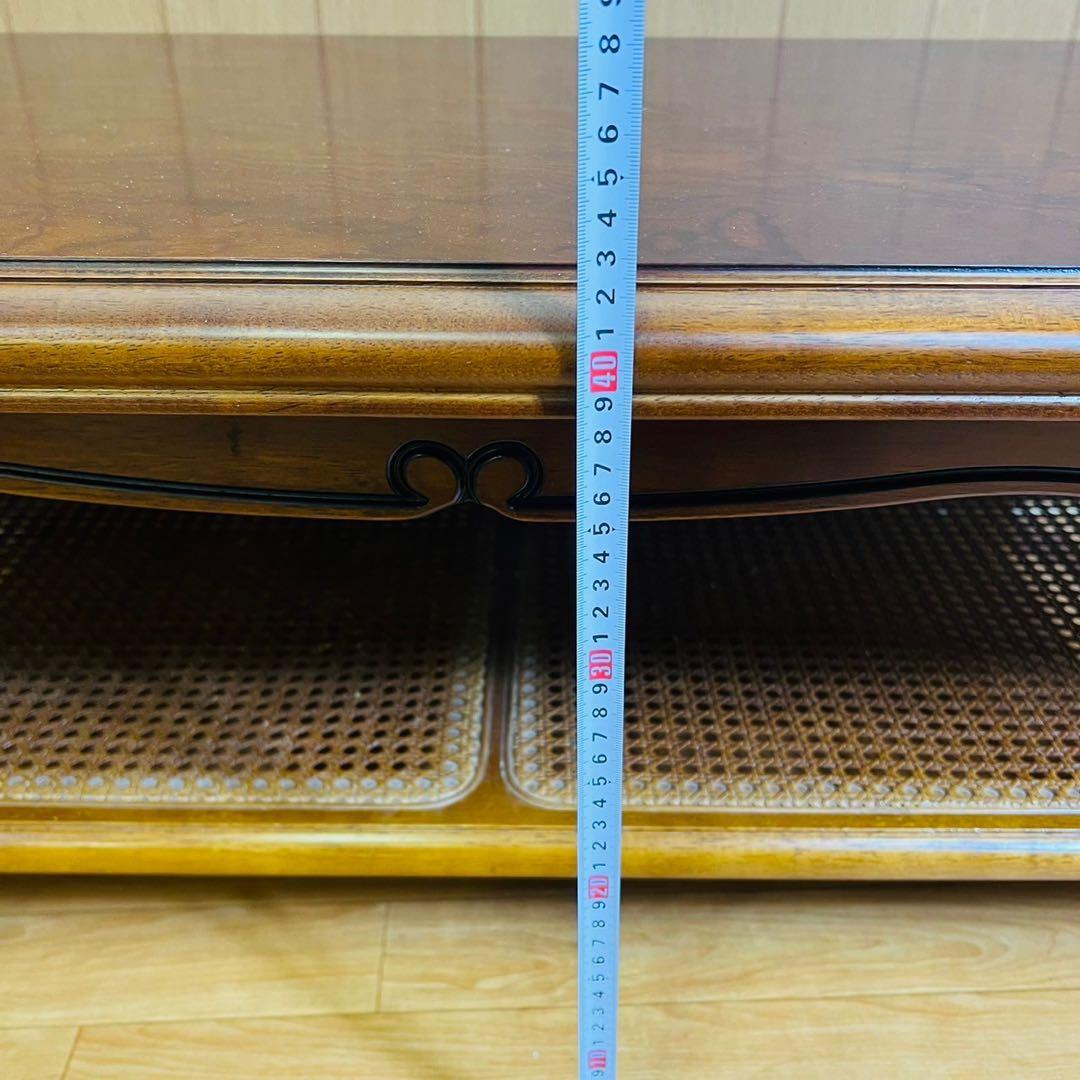 カリモク センターテーブル karimoku ローテーブル ラタン