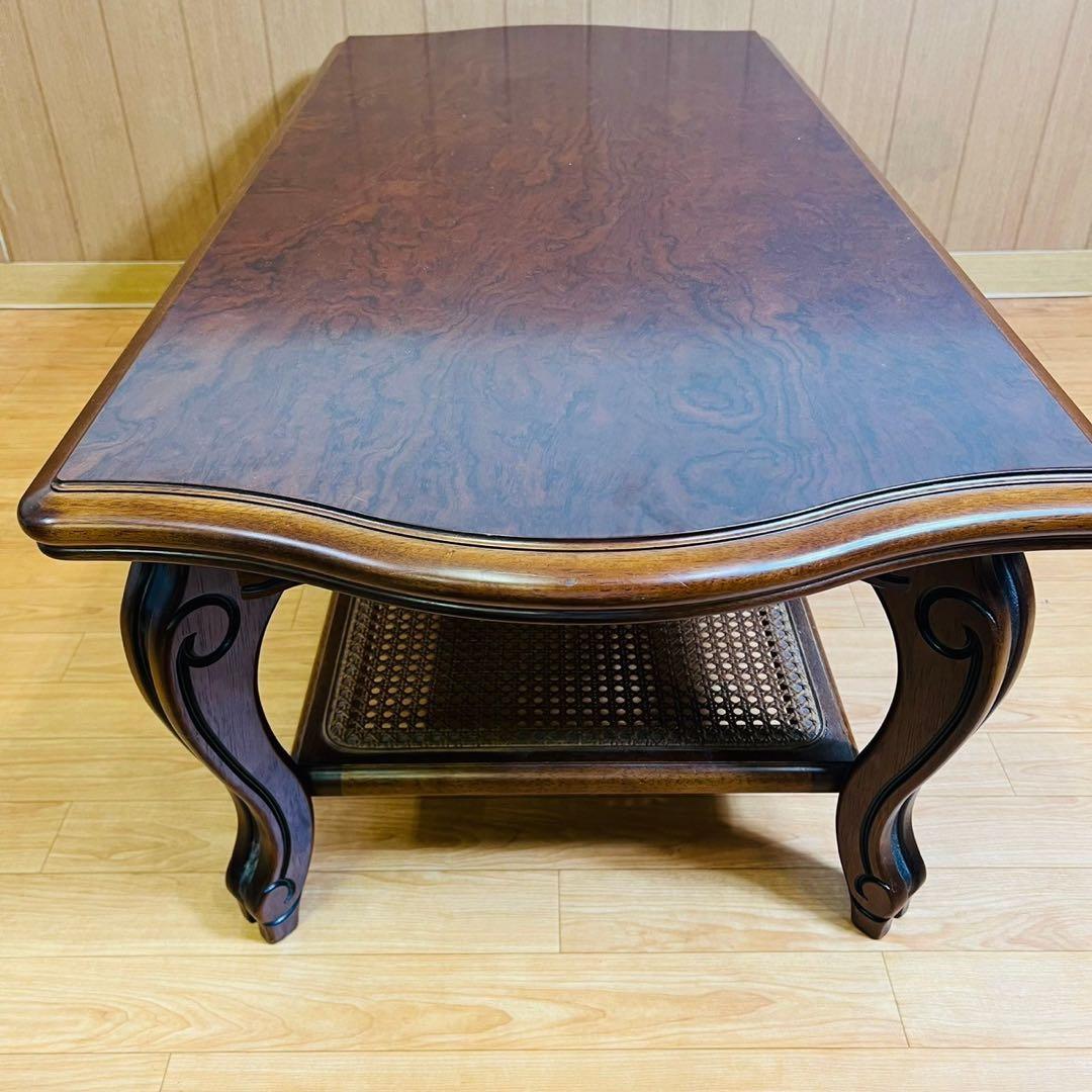 カリモク センターテーブル karimoku ローテーブル ラタン