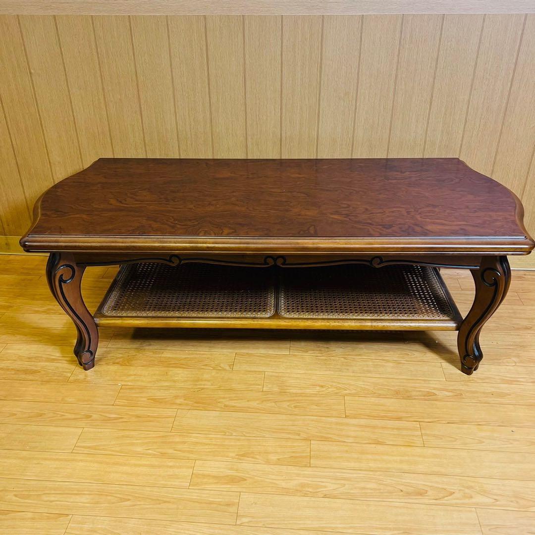 カリモク センターテーブル karimoku ローテーブル ラタン