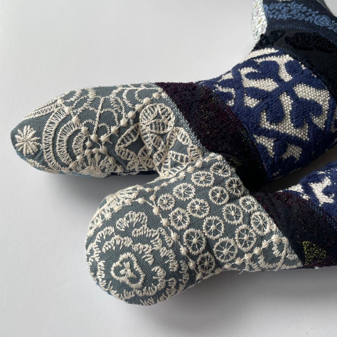 ミナペルホネン ハンドメイド ⭐️W runrunrun 大 モノトーン系 3