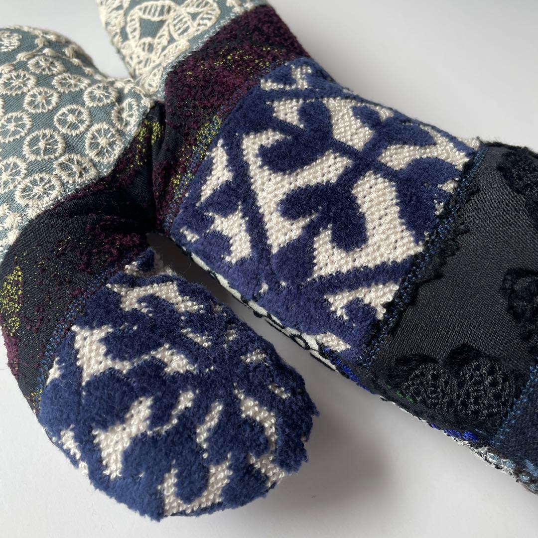 ミナペルホネン ハンドメイド ⭐️W runrunrun 大 モノトーン系 3