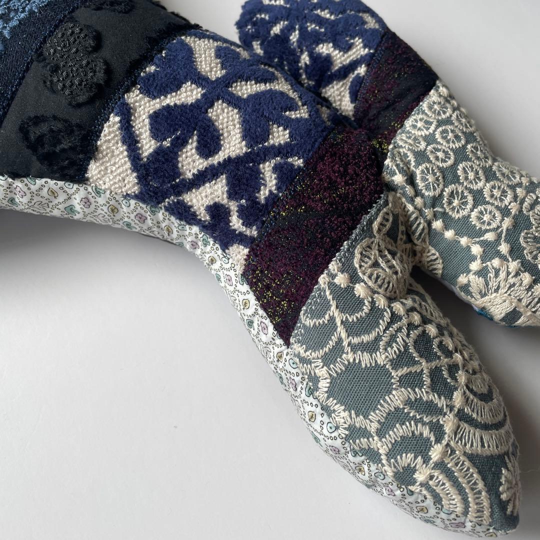 ミナペルホネン ハンドメイド ⭐️W runrunrun 大 モノトーン系 3