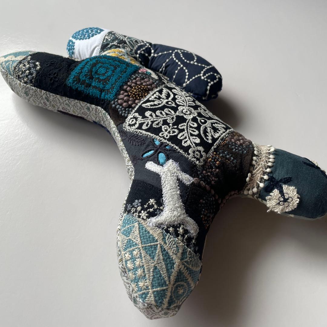 ミナペルホネン ハンドメイド ⭐️W runrunrun 大 モノトーン系 3