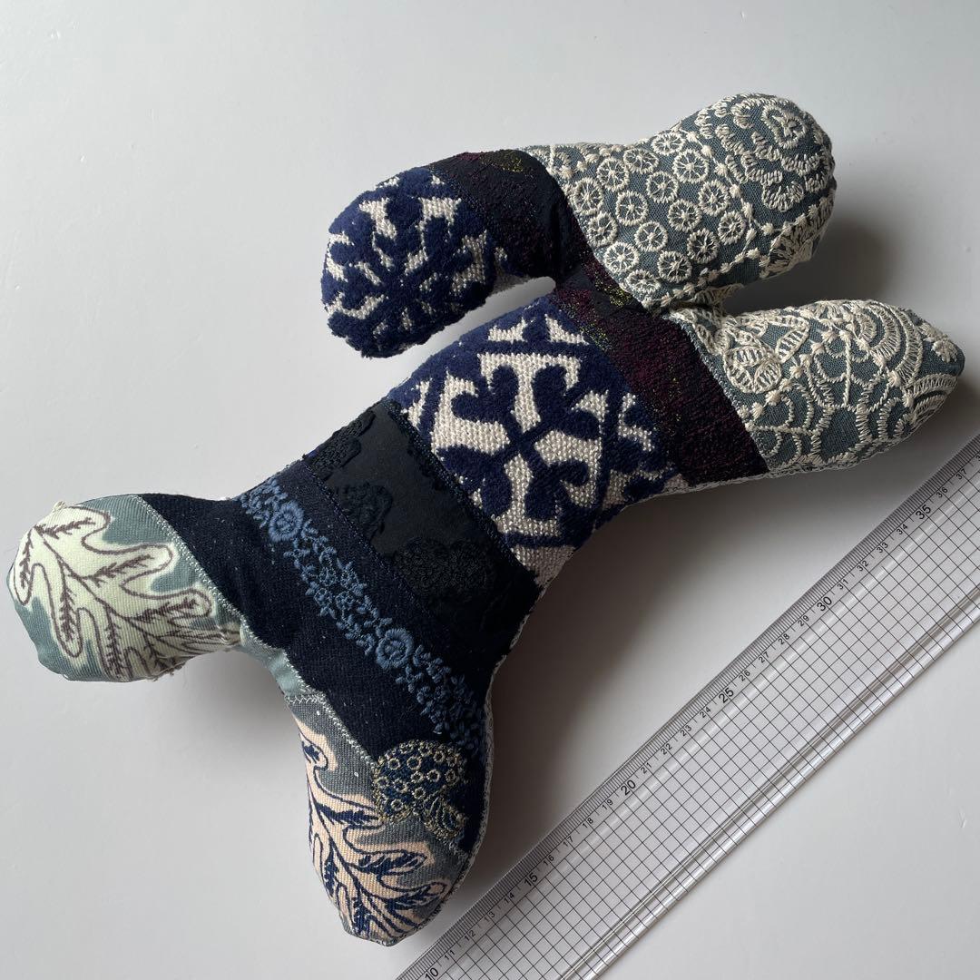 ミナペルホネン ハンドメイド ⭐️W runrunrun 大 モノトーン系 3