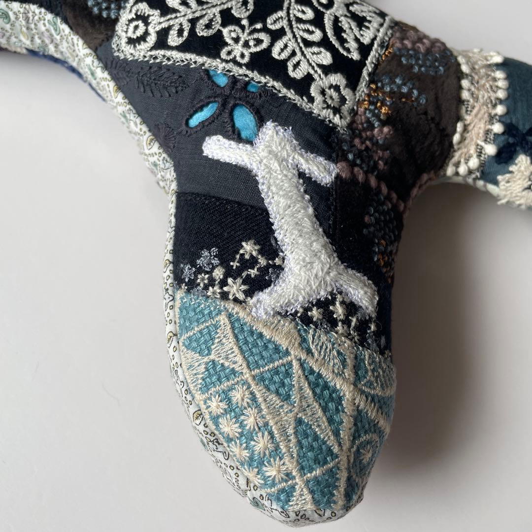 ミナペルホネン ハンドメイド ⭐️W runrunrun 大 モノトーン系 3