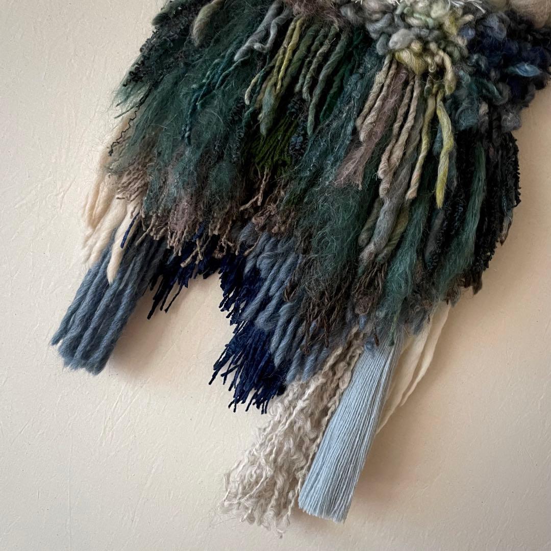 【一点もの】 流木 ウィービング タペストリー 『木霊の宿る樹, e.』