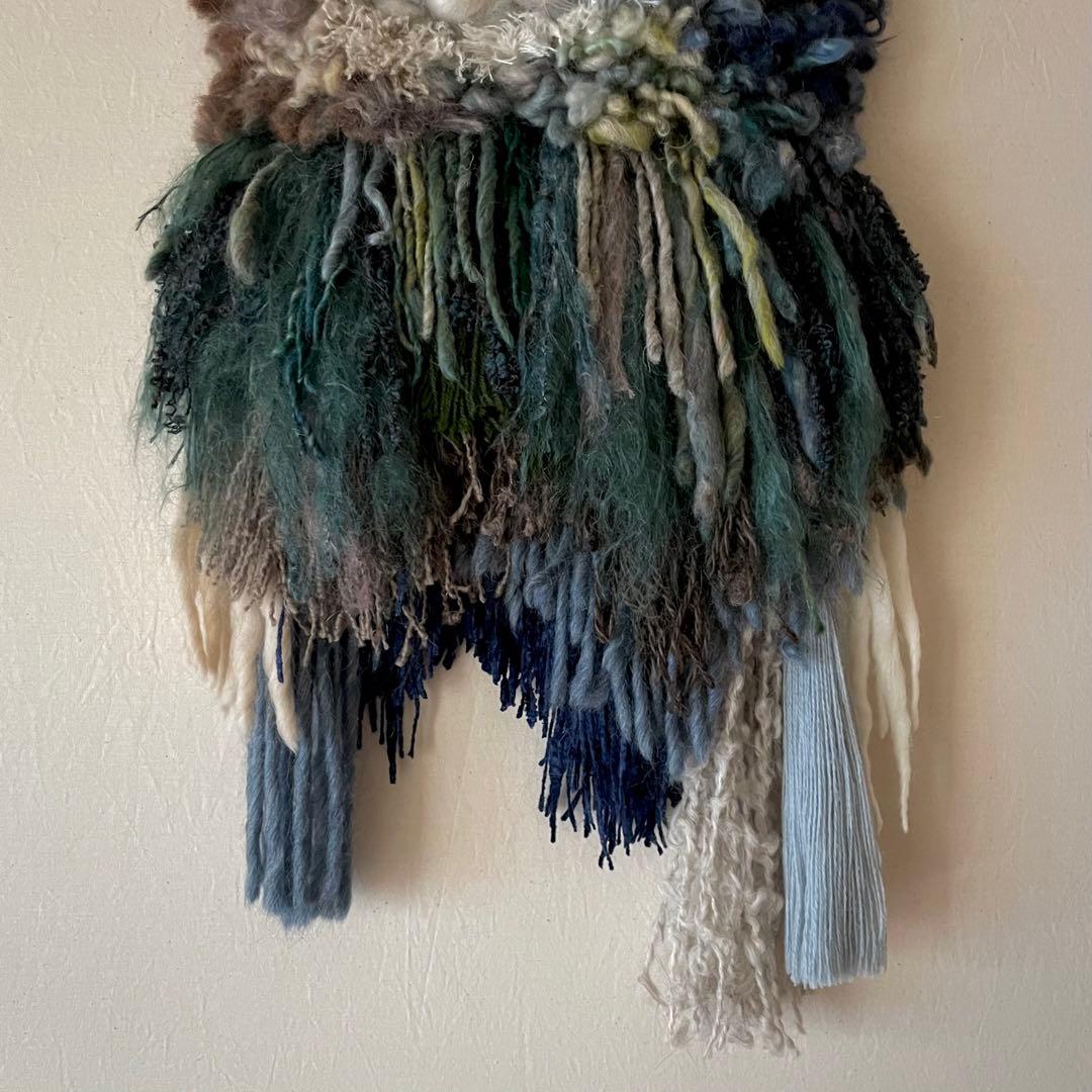 【一点もの】 流木 ウィービング タペストリー 『木霊の宿る樹, e.』