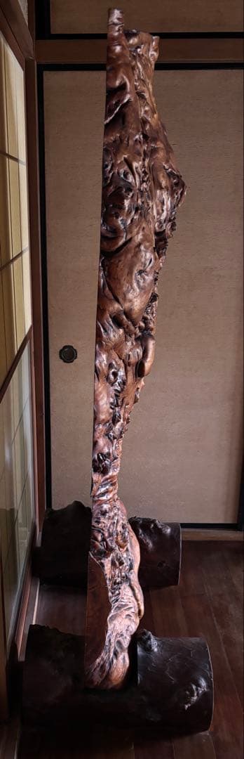 衝立　木製　つい立　オブジェ　置物　インテリア　ヴィンテージ　和風　日本家屋