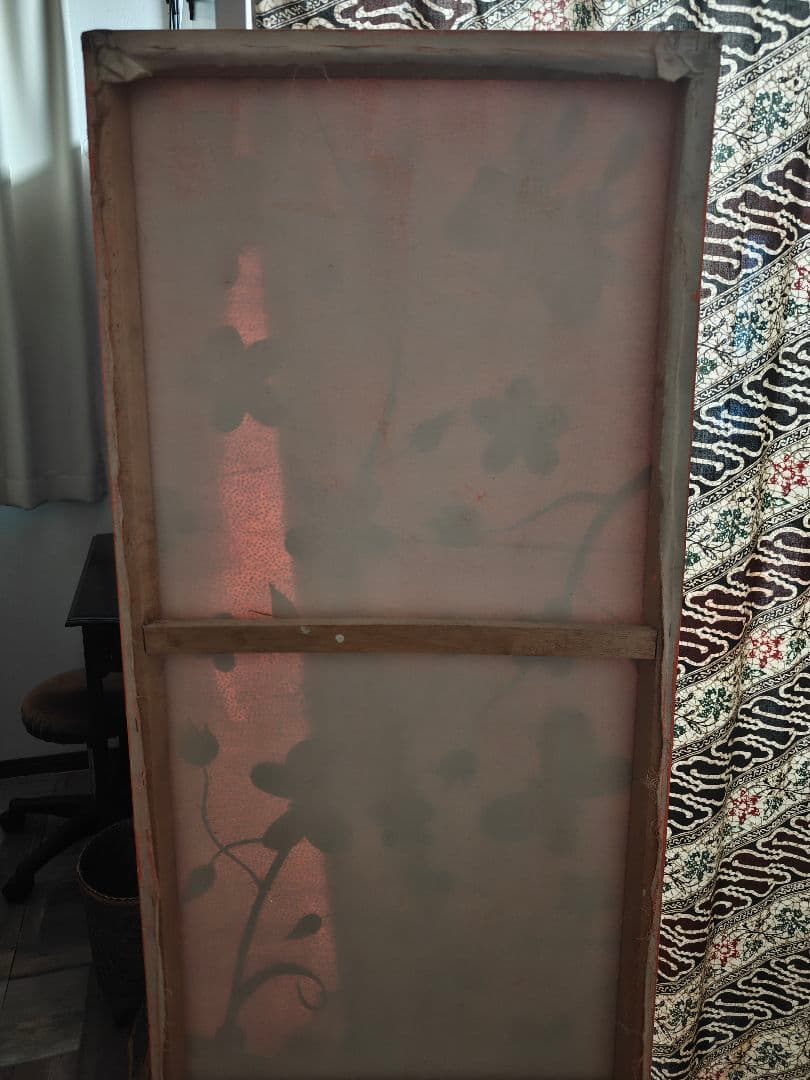 【送料込・匿名発送】バリ島ドットアートパネル（約50cm×150cm）