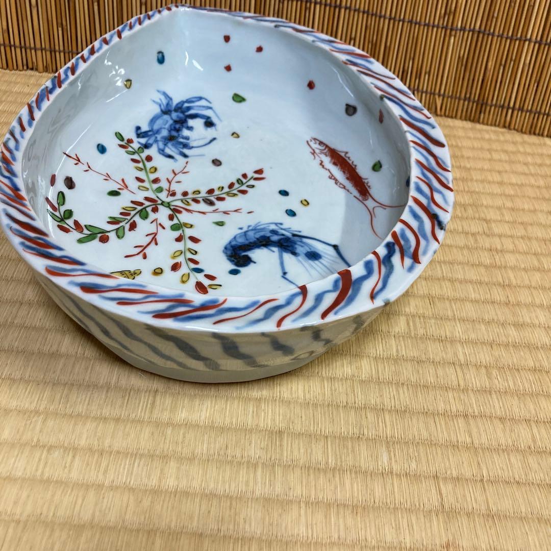 魯山人　鮑型写し