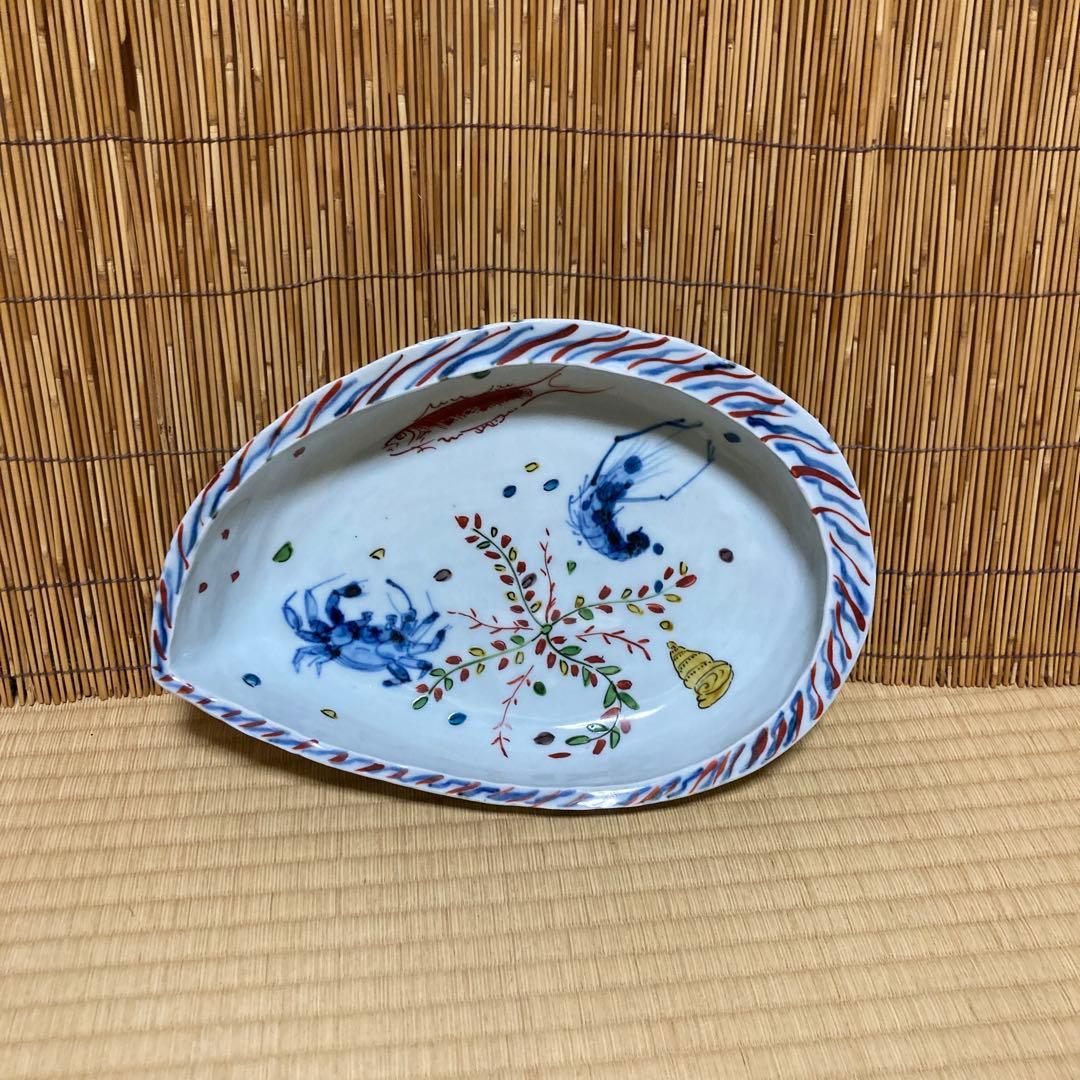 魯山人　鮑型写し