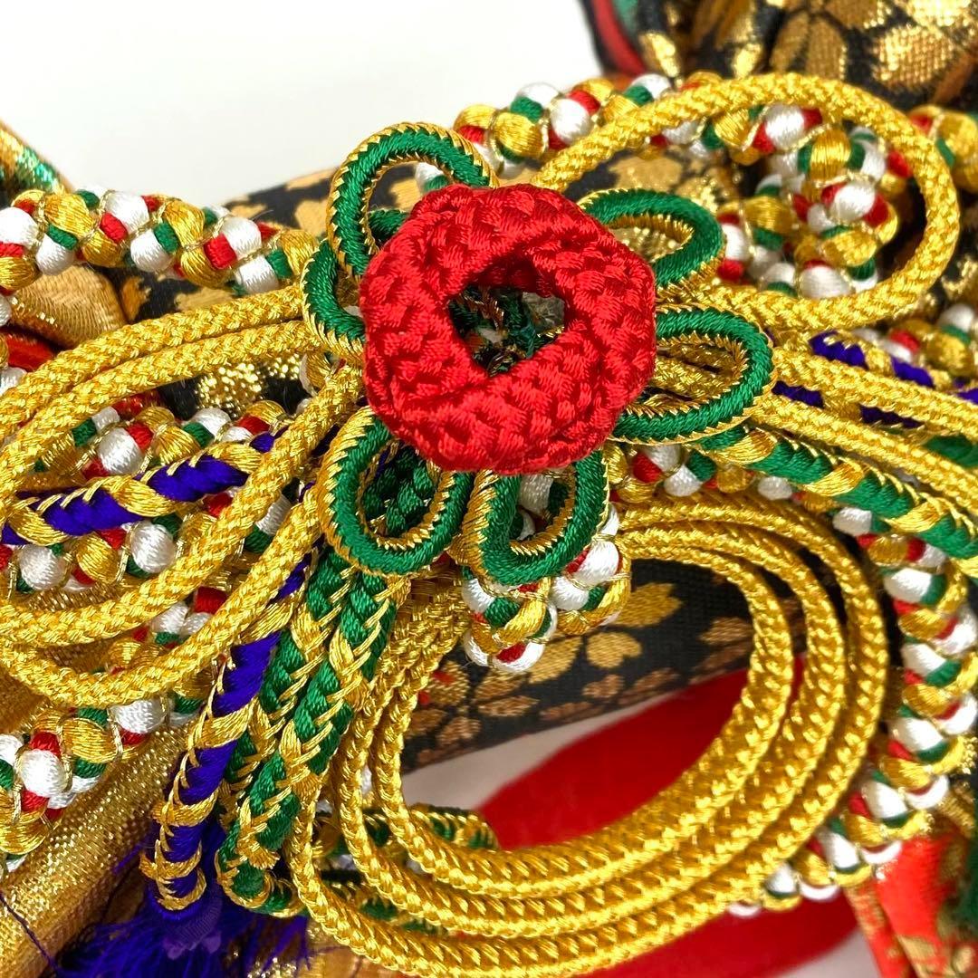 【着物と帯 時流】O24-55s◇七五三 ３才女の子着物&作り帯.草履.巾着6点