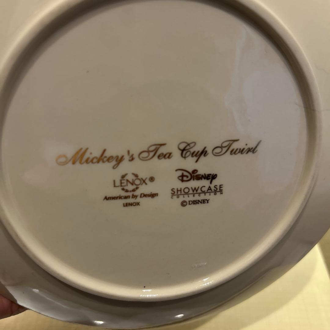 LENOX ミッキー・ミニー ティーカップ置物