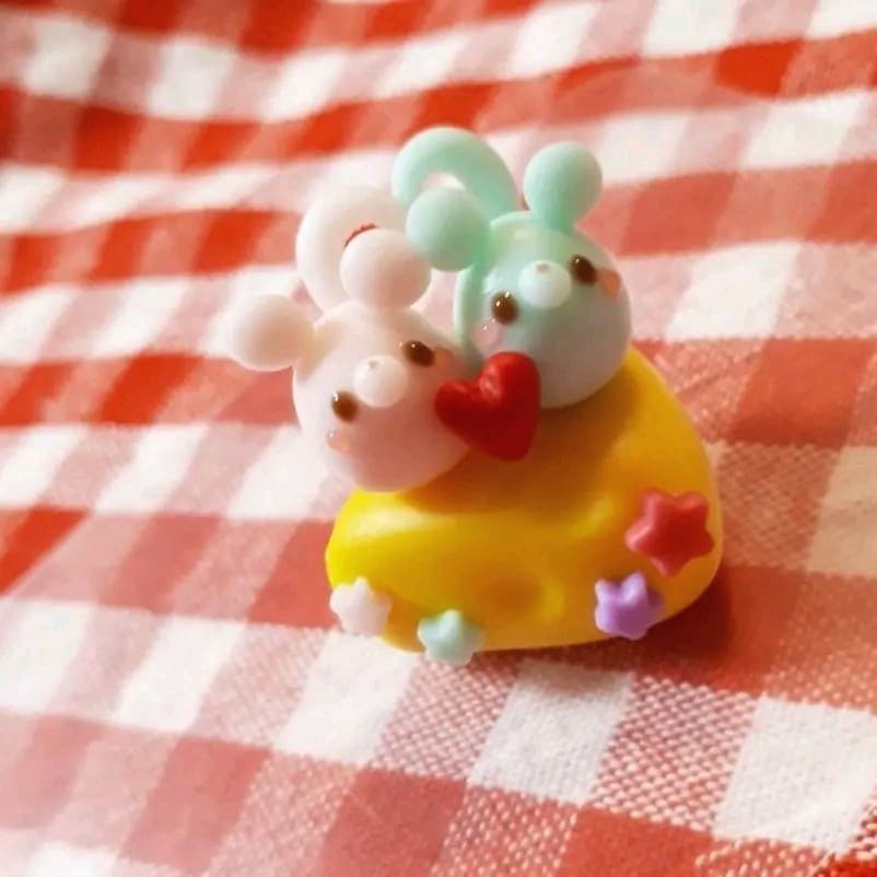 仲良しハートシッポ♡ねずみ