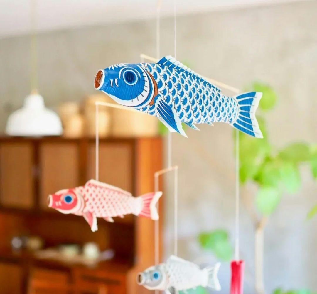 いせ辰　鯉のぼり　モビール　子供の日