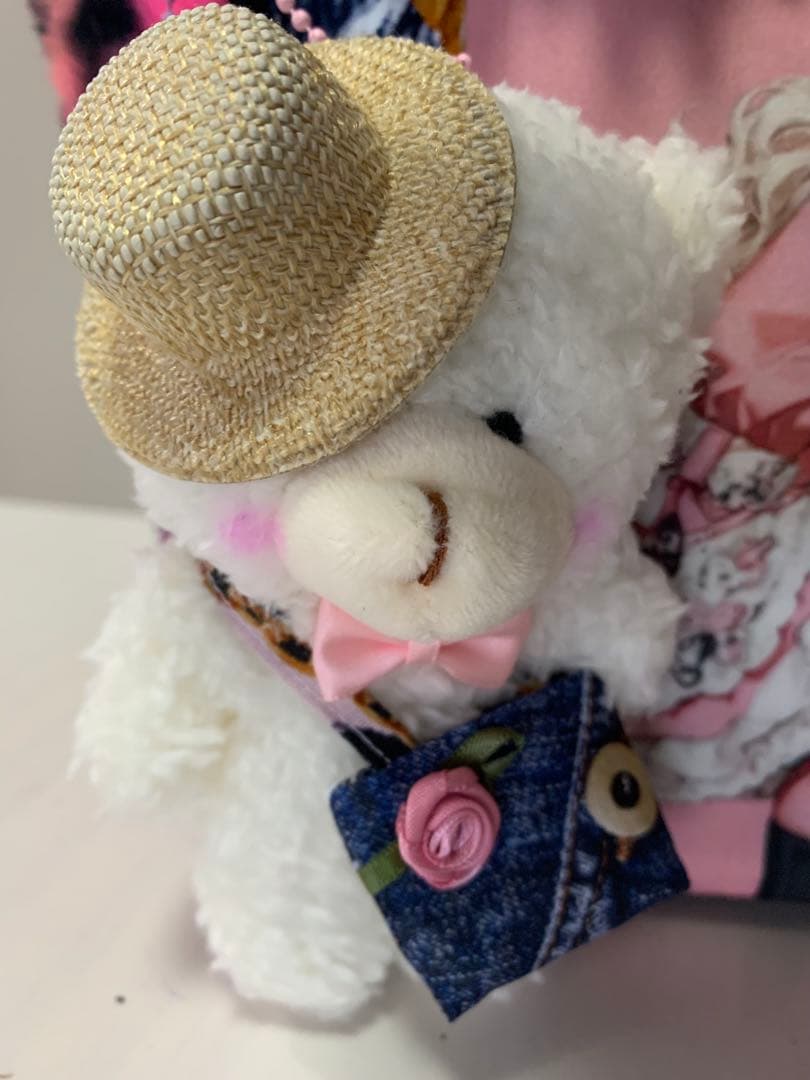 【確認用】バタフライレディカラフル豹柄ファーボックストート　ポーチ/マスコット付