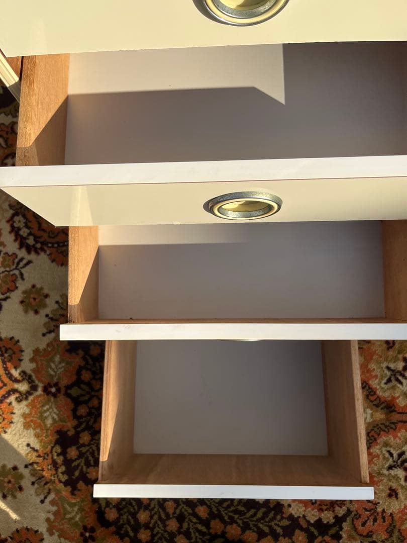 アーチ型 食器棚 インテリア 水屋 飾り棚 白 ホワイト 昭和レトロ 当時物