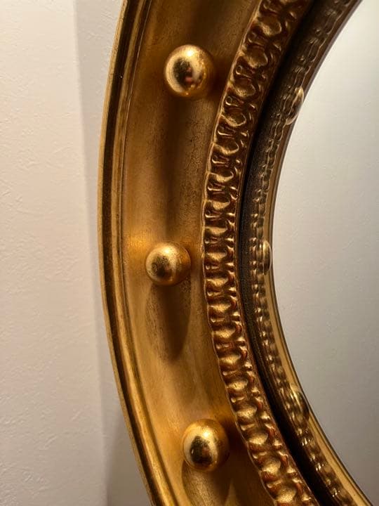 アメリカンフェデラルスタイル　鏡　高級　インテリア　彫刻　ラグジュアリー　雑貨