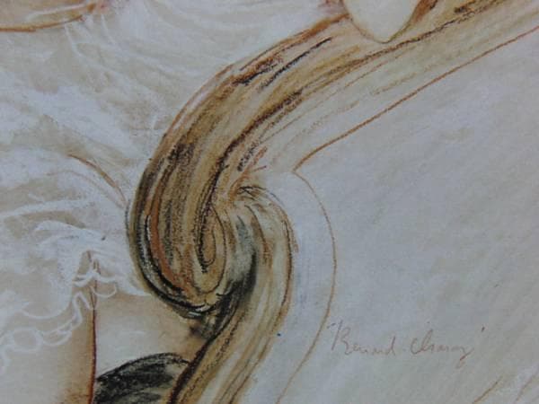 B・シャロワ、アナベル、日本未発売・限定画集画、額付