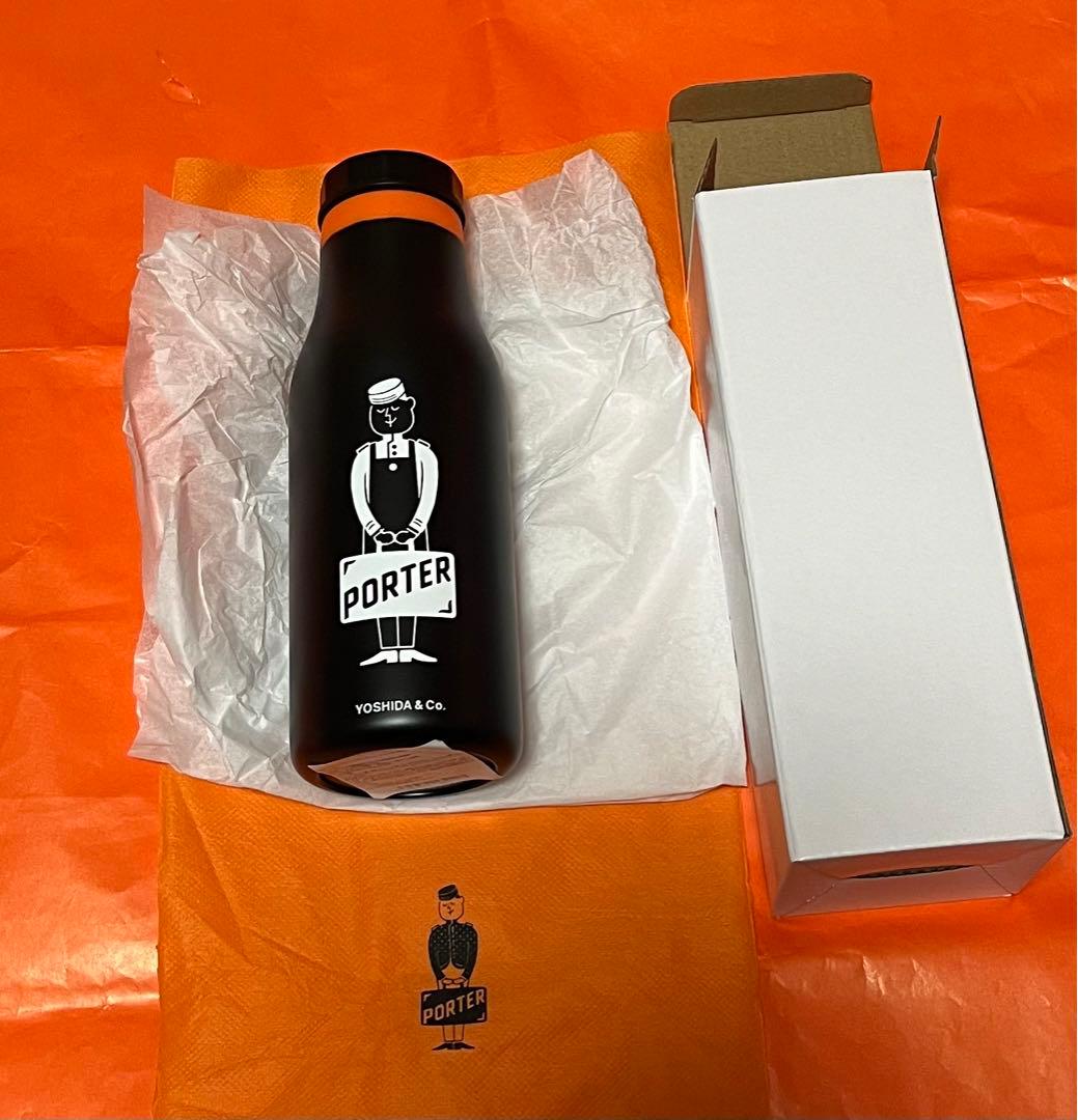 PORTER STARBUCKS ステンレスロゴボトル ブラック 473ml