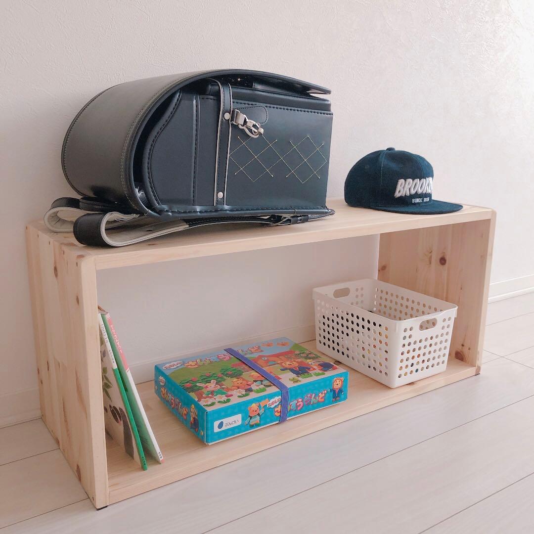 ▷ランドセルラック▶ランドセル収納▷おもちゃ棚▶本棚