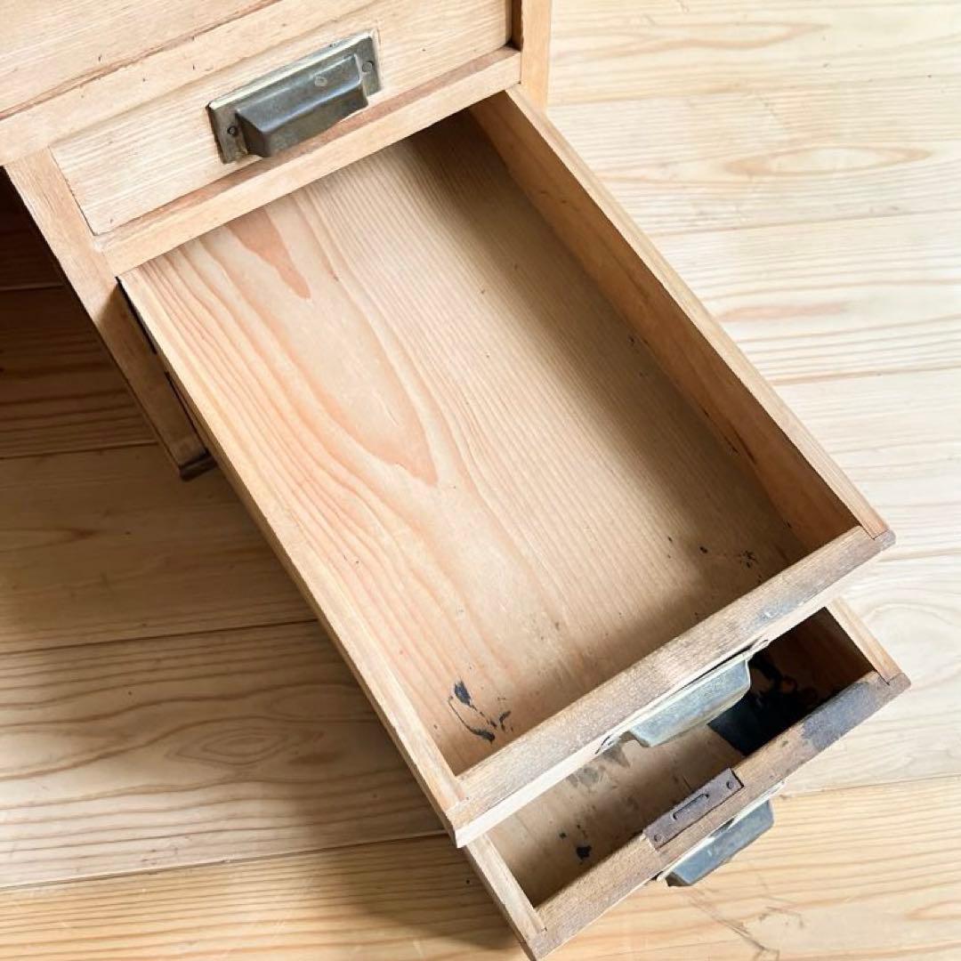 剥離家具　無垢材　ローデスク　M025　古道具　古家具　アンティーク　ビンテージ