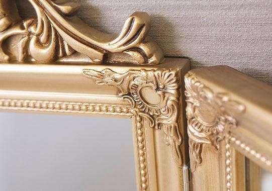 Newチャーチルウッド 三面鏡 ゴールド ミラー ロココ 25148-GD