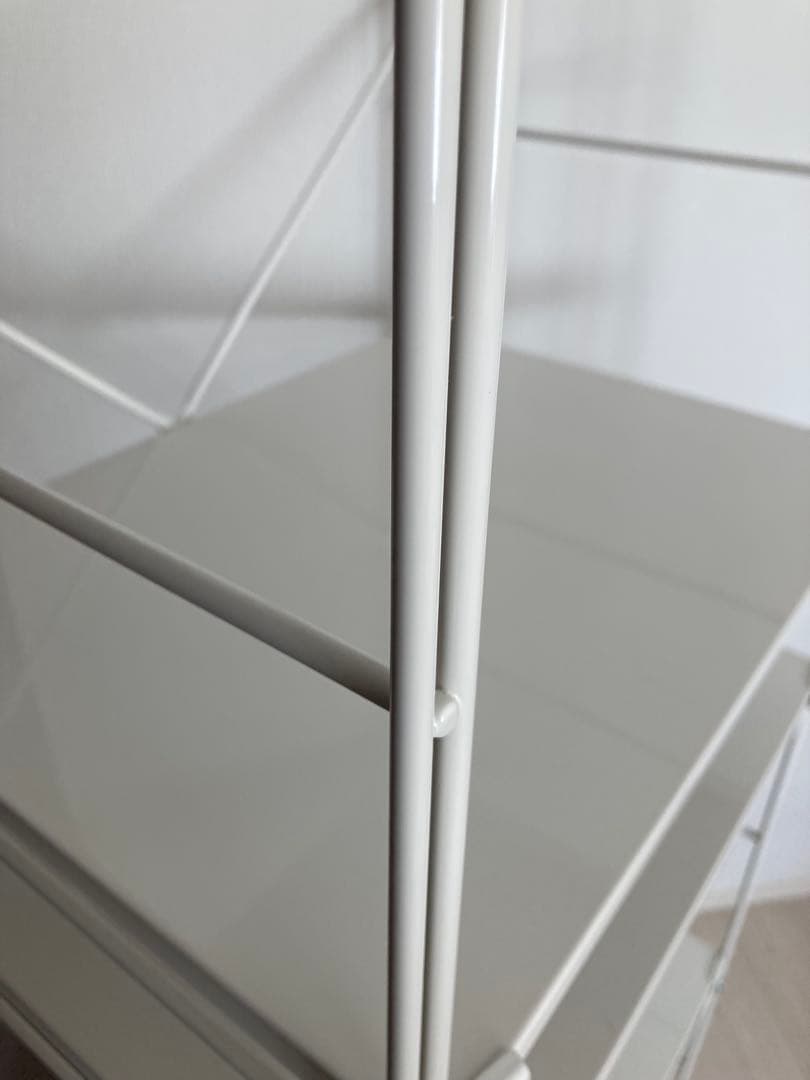 【組み立て完成品】 無印良品 スチールユニットシェルフ 大 ライトグレー