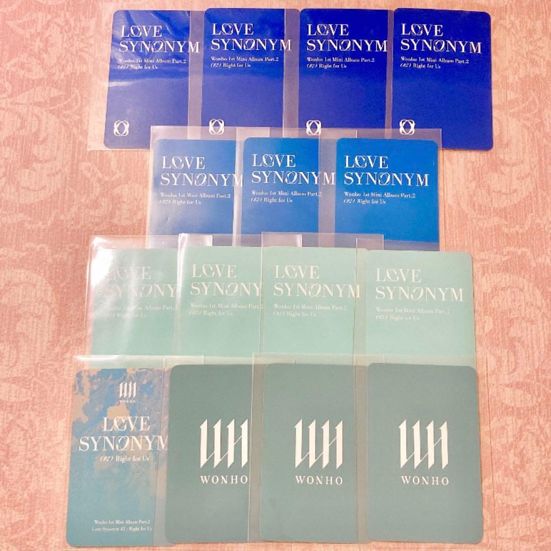 WONHO＊LOVE SYNONYM＃2＊ ウォノ トレカ ポストカード セット - メルカリ