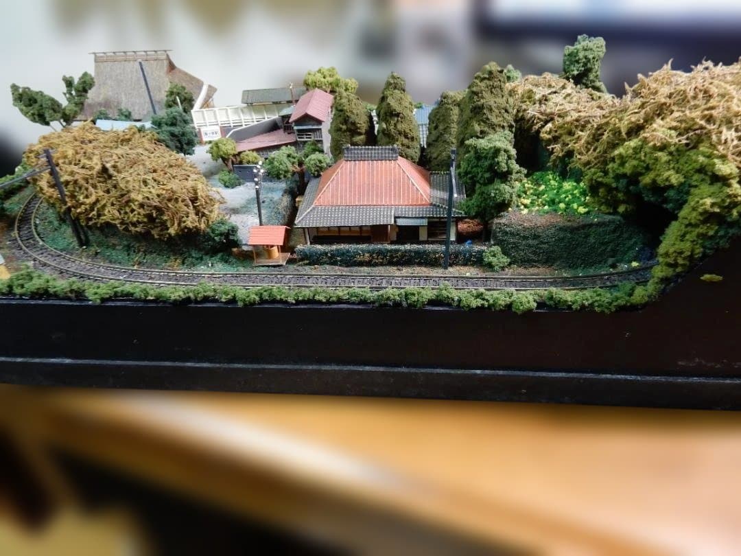 Nゲージジオラマ 海岸の田舎町風景 - メルカリ