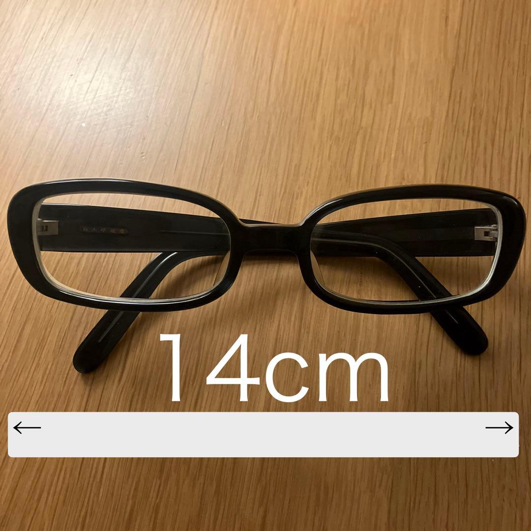 Ringo　白山眼鏡 ブラック メガネ (度有り)