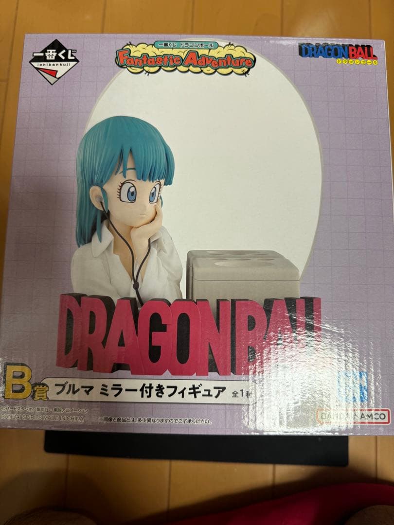 新品・未開封】ドラゴンボール 一番くじB ブルマ ミラー付きフィギュア