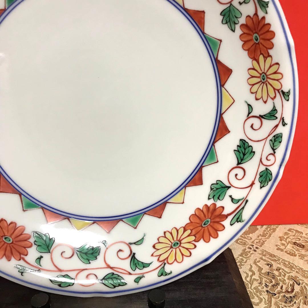 未使用保管品✨京焼 清水焼 高野 昭阿弥作 色絵花唐草紋