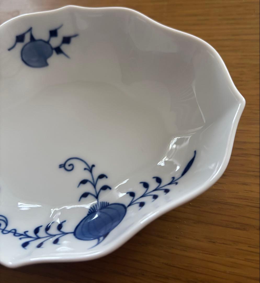 レアアイテム　マイセン　ブルーオニオンスタイルのひし形プレート