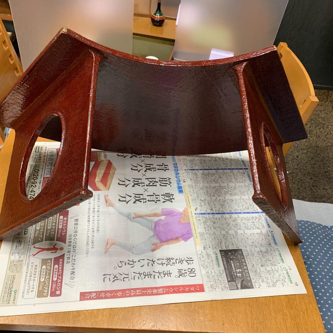 座卓、下地を貼って漆塗りです、