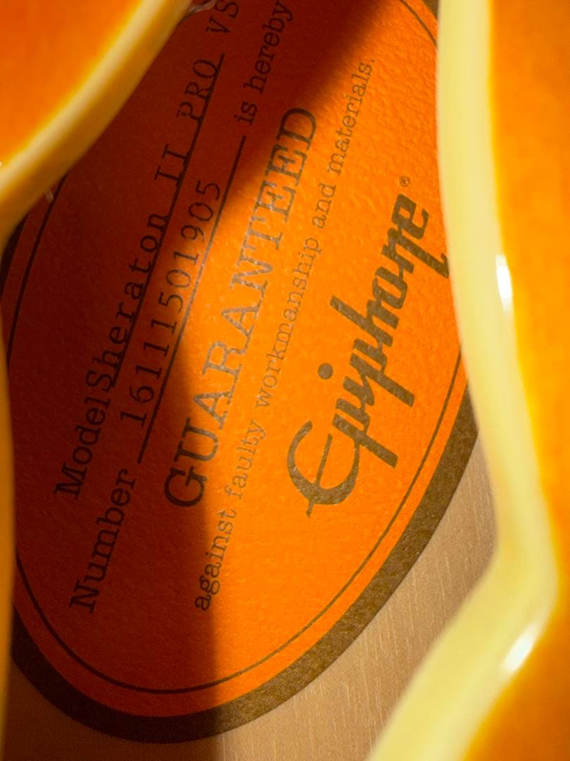 エピフォン シェラトン2 プロ ヴィンテージサンバースト